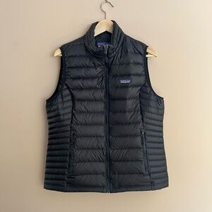 Patagonia Women’s Down Sweater Vest - Black, Size Large